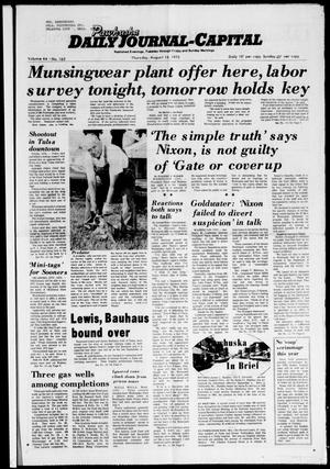 Pawhuska Daily Journal-Capital (Pawhuska, Okla.), Vol. 64, No. 162, Ed. 1 Thursday, August 16, 1973