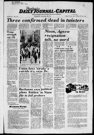Pawhuska Daily Journal-Capital (Pawhuska, Okla.), Vol. 64, No. 191, Ed. 1 Wednesday, September 26, 1973