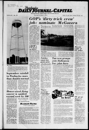 Pawhuska Daily Journal-Capital (Pawhuska, Okla.), Vol. 64, No. 197, Ed. 1 Thursday, October 4, 1973