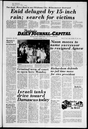 Pawhuska Daily Journal-Capital (Pawhuska, Okla.), Vol. 64, No. 202, Ed. 1 Thursday, October 11, 1973