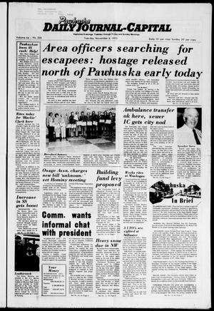 Pawhuska Daily Journal-Capital (Pawhuska, Okla.), Vol. 64, No. 220, Ed. 1 Tuesday, November 6, 1973