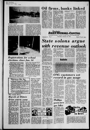 Pawhuska Daily Journal-Capital (Pawhuska, Okla.), Vol. 65, No. 7, Ed. 1 Thursday, January 10, 1974