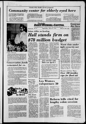 Pawhuska Daily Journal-Capital (Pawhuska, Okla.), Vol. 65, No. 61, Ed. 1 Wednesday, March 27, 1974