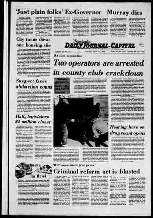 Pawhuska Daily Journal-Capital (Pawhuska, Okla.), Vol. 65, No. 75, Ed. 1 Tuesday, April 16, 1974