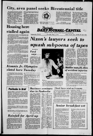 Pawhuska Daily Journal-Capital (Pawhuska, Okla.), Vol. 65, No. 87, Ed. 1 Thursday, May 2, 1974