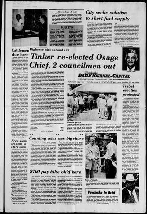 Pawhuska Daily Journal-Capital (Pawhuska, Okla.), Vol. 65, No. 110, Ed. 1 Tuesday, June 4, 1974