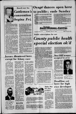 Pawhuska Daily Journal-Capital (Pawhuska, Okla.), Vol. 65, No. 117, Ed. 1 Thursday, June 13, 1974