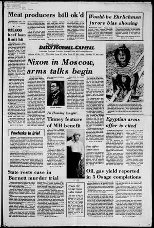 Pawhuska Daily Journal-Capital (Pawhuska, Okla.), Vol. 65, No. 127, Ed. 1 Thursday, June 27, 1974