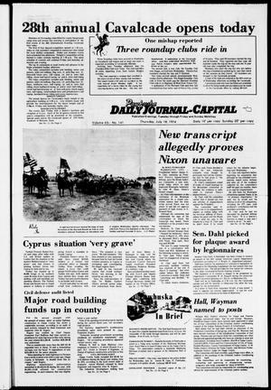 Primary view of object titled 'Pawhuska Daily Journal-Capital (Pawhuska, Okla.), Vol. 65, No. 141, Ed. 1 Thursday, July 18, 1974'.