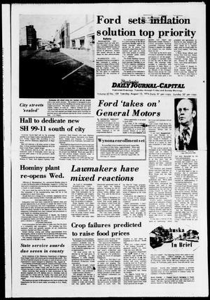 Pawhuska Daily Journal-Capital (Pawhuska, Okla.), Vol. 65, No. 159, Ed. 1 Tuesday, August 13, 1974