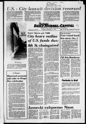 Pawhuska Daily Journal-Capital (Pawhuska, Okla.), Vol. 65, No. 187, Ed. 1 Thursday, September 19, 1974
