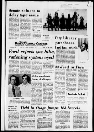 Pawhuska Daily Journal-Capital (Pawhuska, Okla.), Vol. 65, No. 198, Ed. 1 Friday, October 4, 1974