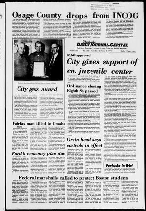 Pawhuska Daily Journal-Capital (Pawhuska, Okla.), Vol. 65, No. 200, Ed. 1 Tuesday, October 8, 1974
