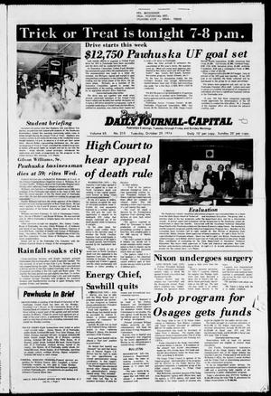 Pawhuska Daily Journal-Capital (Pawhuska, Okla.), Vol. 65, No. 215, Ed. 1 Tuesday, October 29, 1974