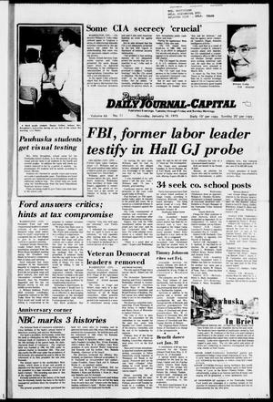 Pawhuska Daily Journal-Capital (Pawhuska, Okla.), Vol. 66, No. 11, Ed. 1 Thursday, January 16, 1975