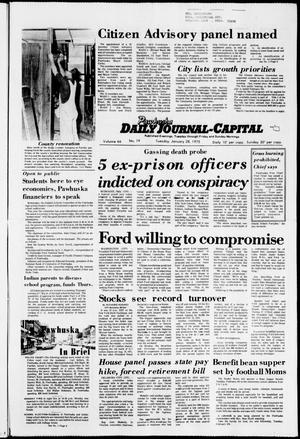 Pawhuska Daily Journal-Capital (Pawhuska, Okla.), Vol. 66, No. 19, Ed. 1 Tuesday, January 28, 1975