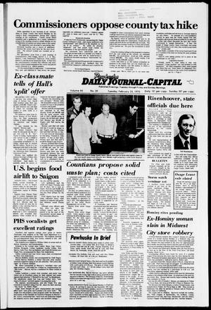 Primary view of object titled 'Pawhuska Daily Journal-Capital (Pawhuska, Okla.), Vol. 66, No. 39, Ed. 1 Tuesday, February 25, 1975'.