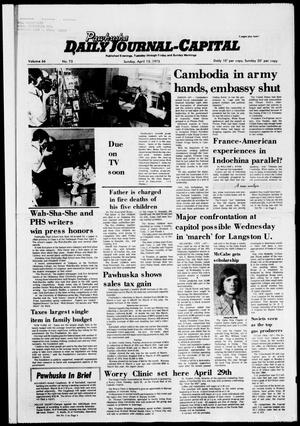 Pawhuska Daily Journal-Capital (Pawhuska, Okla.), Vol. 66, No. 73, Ed. 1 Sunday, April 13, 1975