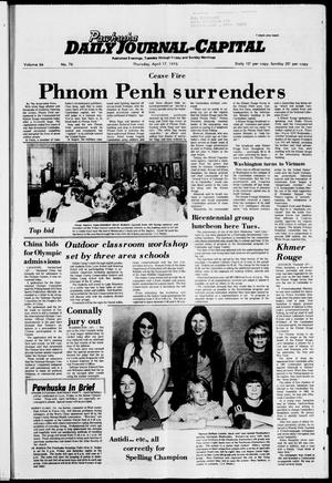 Pawhuska Daily Journal-Capital (Pawhuska, Okla.), Vol. 66, No. 76, Ed. 1 Thursday, April 17, 1975