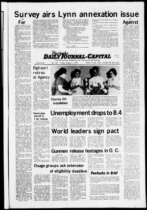 Pawhuska Daily Journal-Capital (Pawhuska, Okla.), Vol. 66, No. 152, Ed. 1 Friday, August 1, 1975