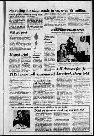 Pawhuska Daily Journal-Capital (Pawhuska, Okla.), Vol. 67, No. 32, Ed. 1 Sunday, February 15, 1976
