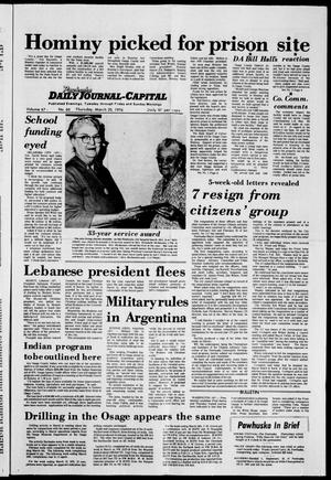 Pawhuska Daily Journal-Capital (Pawhuska, Okla.), Vol. 67, No. 60, Ed. 1 Thursday, March 25, 1976