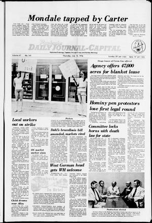 Pawhuska Daily Journal-Capital (Pawhuska, Okla.), Vol. 67, No. 141, Ed. 1 Thursday, July 15, 1976
