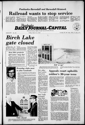 Pawhuska Daily Journal-Capital (Pawhuska, Okla.), Vol. 68, No. 55, Ed. 1 Friday, March 18, 1977