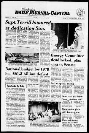 Pawhuska Daily Journal-Capital (Pawhuska, Okla.), Vol. 68, No. 182, Ed. 1 Tuesday, September 13, 1977
