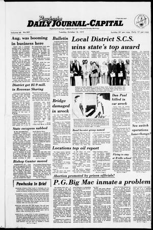Pawhuska Daily Journal-Capital (Pawhuska, Okla.), Vol. 68, No. 207, Ed. 1 Tuesday, October 18, 1977