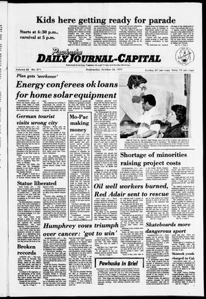 Pawhuska Daily Journal-Capital (Pawhuska, Okla.), Vol. 68, No. 213, Ed. 1 Wednesday, October 26, 1977