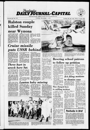 Pawhuska Daily Journal-Capital (Pawhuska, Okla.), Vol. 68, No. 217, Ed. 1 Tuesday, November 1, 1977