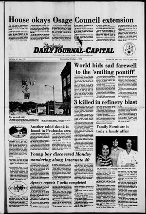 Pawhuska Daily Journal-Capital (Pawhuska, Okla.), Vol. 69, No. 198, Ed. 1 Wednesday, October 4, 1978