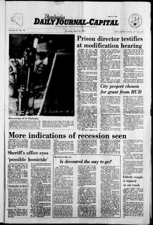 Pawhuska Daily Journal-Capital (Pawhuska, Okla.), Vol. 70, No. 78, Ed. 1 Thursday, April 19, 1979