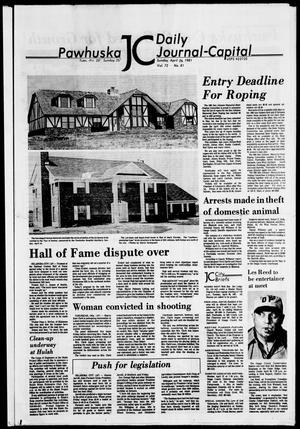 Pawhuska Daily Journal-Capital (Pawhuska, Okla.), Vol. 72, No. 81, Ed. 1 Sunday, April 26, 1981