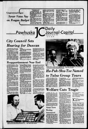 Pawhuska Daily Journal-Capital (Pawhuska, Okla.), Vol. 72, No. 98, Ed. 1 Wednesday, May 20, 1981