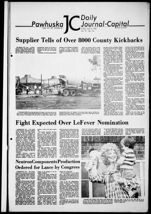 Pawhuska Daily Journal-Capital (Pawhuska, Okla.), Vol. 72, No. 110, Ed. 1 Friday, June 5, 1981