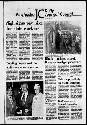 Pawhuska Daily Journal-Capital (Pawhuska, Okla.), Vol. 72, No. 127, Ed. 1 Tuesday, June 30, 1981