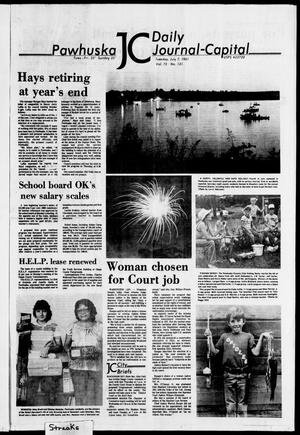 Pawhuska Daily Journal-Capital (Pawhuska, Okla.), Vol. 72, No. 131, Ed. 1 Tuesday, July 7, 1981