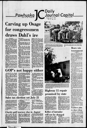 Pawhuska Daily Journal-Capital (Pawhuska, Okla.), Vol. 72, No. 134, Ed. 1 Friday, July 10, 1981