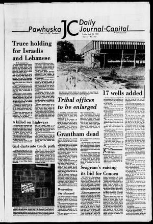 Pawhuska Daily Journal-Capital (Pawhuska, Okla.), Vol. 72, No. 143, Ed. 1 Friday, July 24, 1981