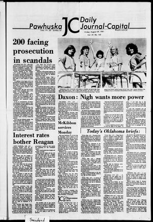 Pawhuska Daily Journal-Capital (Pawhuska, Okla.), Vol. 72, No. 168, Ed. 1 Friday, August 28, 1981