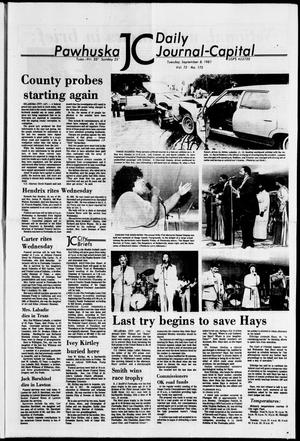 Pawhuska Daily Journal-Capital (Pawhuska, Okla.), Vol. 72, No. 175, Ed. 1 Tuesday, September 8, 1981