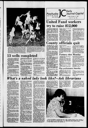 Pawhuska Daily Journal-Capital (Pawhuska, Okla.), Vol. 72, No. 193, Ed. 1 Friday, October 2, 1981