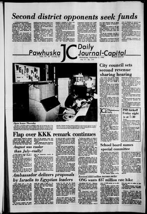 Pawhuska Daily Journal-Capital (Pawhuska, Okla.), Vol. 71, No. 177, Ed. 1 Wednesday, September 3, 1980