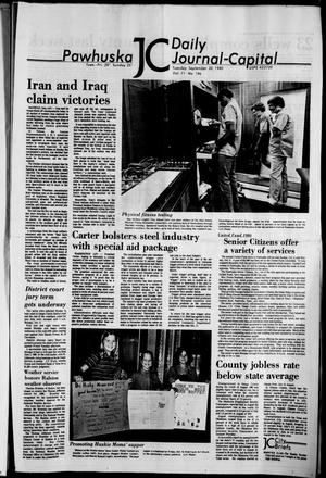 Pawhuska Daily Journal-Capital (Pawhuska, Okla.), Vol. 71, No. 196, Ed. 1 Tuesday, September 30, 1980