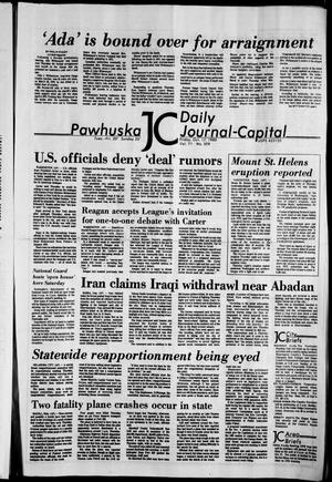 Pawhuska Daily Journal-Capital (Pawhuska, Okla.), Vol. 71, No. 209, Ed. 1 Friday, October 17, 1980