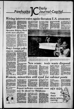 Pawhuska Daily Journal-Capital (Pawhuska, Okla.), Vol. 71, No. 251, Ed. 1 Wednesday, December 17, 1980