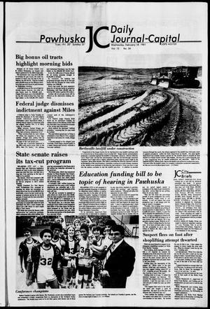Pawhuska Daily Journal-Capital (Pawhuska, Okla.), Vol. 72, No. 34, Ed. 1 Wednesday, February 18, 1981