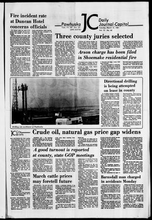 Pawhuska Daily Journal-Capital (Pawhuska, Okla.), Vol. 72, No. 48, Ed. 1 Tuesday, March 10, 1981